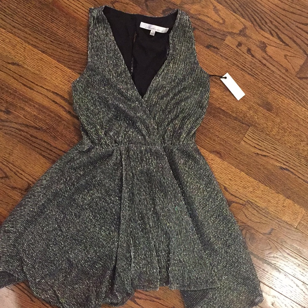 Lovers + Friends metallic dress (XS)